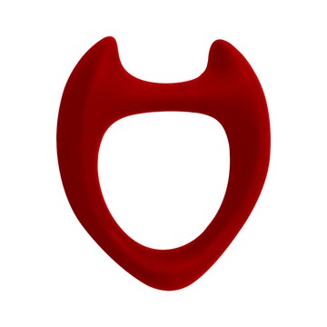 Эрекционное кольцо Wooomy Toro L Red - фото