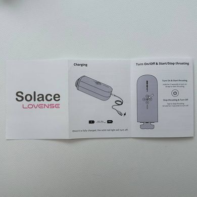 Lovense Solace - интерактивный мастурбатор для мужчин - фото