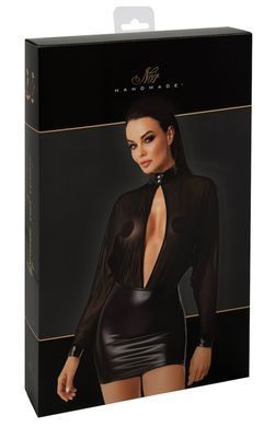 Сукня Noir Handmade F348 Powerwetlook and tulle dress S