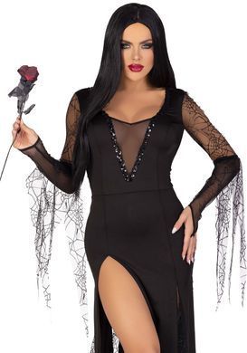 Эротический костюм Аддамс Leg Avenue Sexy Spooky Morticia L