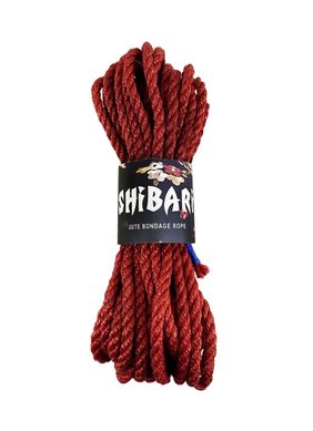 Джутова мотузка для шібарі Feral Feelings (8 м) червона