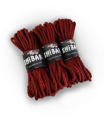 Джутова мотузка для шібарі Feral Feelings (8 м) червона