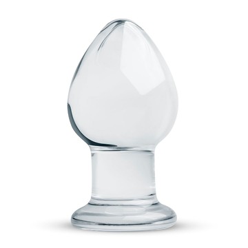 Стеклянная анальная пробка Gildo Glass Buttplug No. 26 (4,5 см) - фото