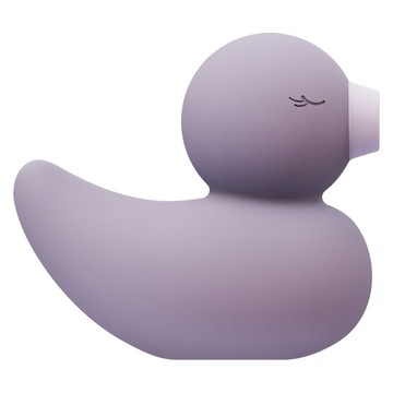 KisToy CuteVibe Ducky - вакуумный вибратор-уточка Grey - фото