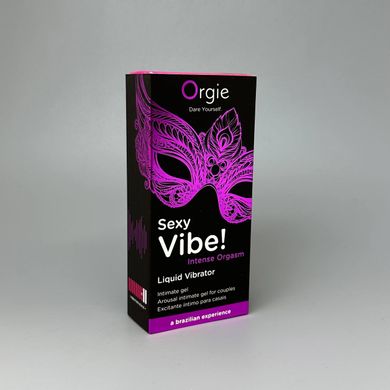 Жидкий вибратор Orgie SEXY VIBE Intense Orgasm усиление оргазма (15мл) - фото