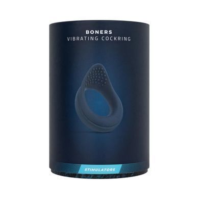 Ерекційне віброкільце Boners Vibrating Cock Ring with Perineum Stimulation - фото
