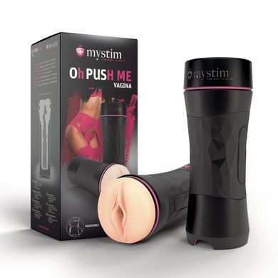 Мастурбатор штучна вагіна для чоловіків Mystim O(h)PUSH ME Vagina - фото