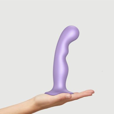 Насадка для страпона Strap-On-Me Dildo Plug P&G Lilas Metallic L (длина 16,5 см; диаметр 4 см) - фото