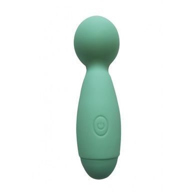 Міні-вібромасажер Wooomy Smally Mini Wand Turquoise - фото