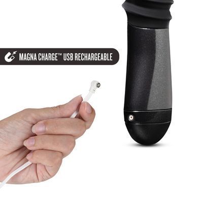 Пульсатор женский Temptasia by Blush Lazarus Thrusting Dildo Black - фото