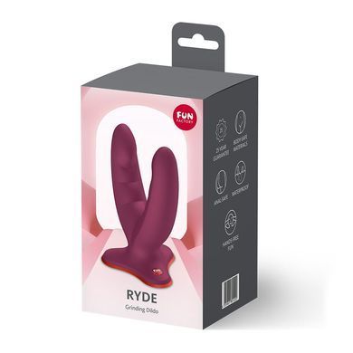 Фалоімітатор Fun Factory Ryde Wine Red (12,3 см) бордовий - фото