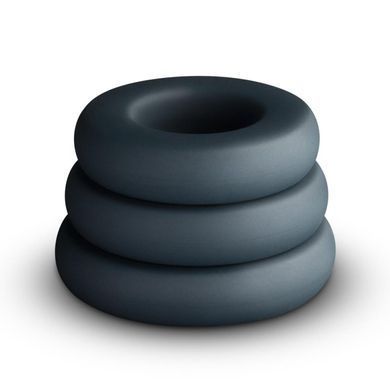 Набор эрекционных колец Boners 3-Piece Hefty Cock Ring Set - фото