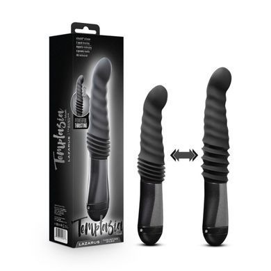 Пульсатор женский Temptasia by Blush Lazarus Thrusting Dildo Black - фото