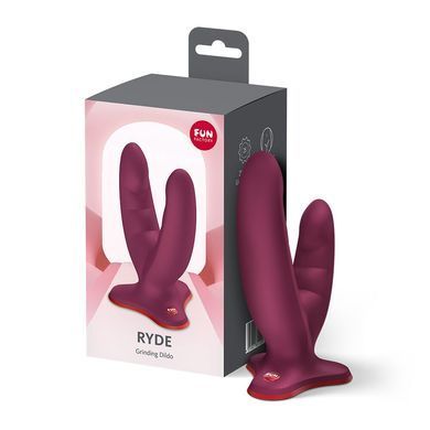 Фалоімітатор Fun Factory Ryde Wine Red (12,3 см) бордовий - фото