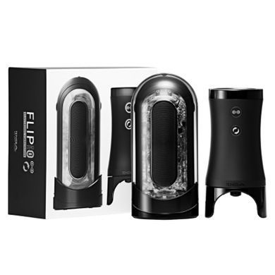 Мастурбатор с вибрацией Tenga Flip Zero EVR Electronic Vibrotation черный - фото