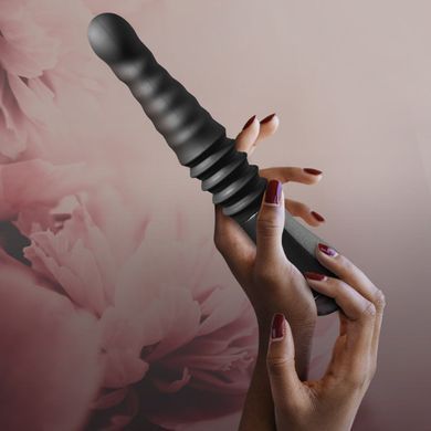 Пульсатор женский Temptasia by Blush Lazarus Thrusting Dildo Black - фото