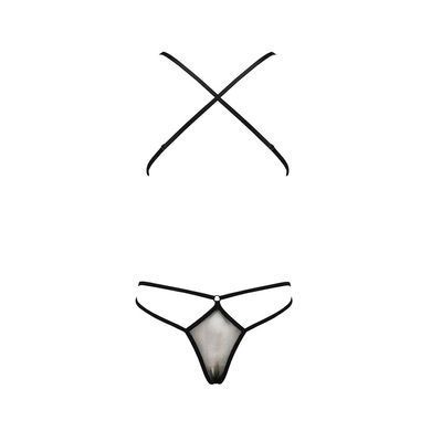 Боді монокіні Passion ERZA BODY black S/M