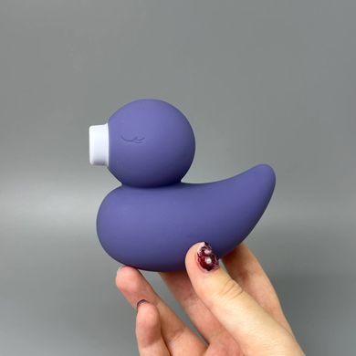 KissToy CuteVibe Ducky - вакуумный вибратор-уточка Grey - фото