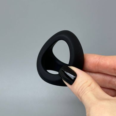 Подвійне ерекційне кільце Love To Love FLUX RING BLACK ONYX - фото