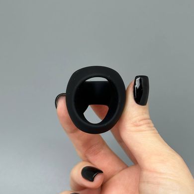 Подвійне ерекційне кільце Love To Love FLUX RING BLACK ONYX - фото