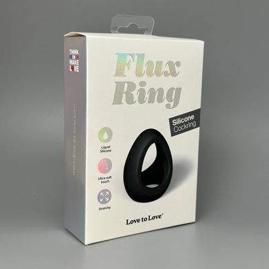 Двойное эрекционное кольцо Love To Love FLUX RING BLACK ONYX - фото