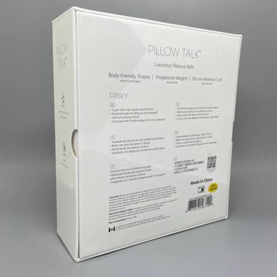 Вагинальные шарики с кристаллом Сваровски PILLOW TALK мятные - фото