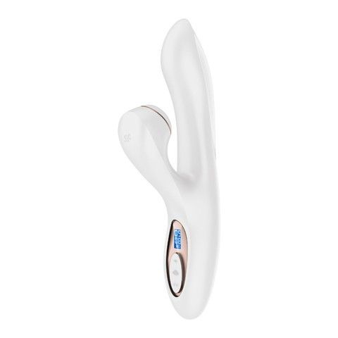 Satisfyer Pro+ G-Spot Generation 2 White - вібратор з вакуумною стимуляцією клітора білий - фото
