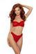 Комплект білизни Passion Catilla Set red S/M - фото товару