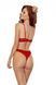 Комплект білизни Passion Catilla Set red S/M - фото товару