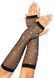 Мітенки сітка Leg Avenue Rhinestone Fishnet Arm Warmers Black
