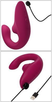 Womanizer Blend Vibrant Pink - стимулятор клітора з вібрацією - фото