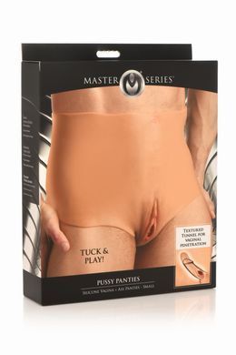 Накладна вагіна Master Series Silicone Vagina + Butt Panties Small