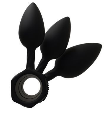 Набір анальних пробок Bathmate Anal Training Plugs (2,5; 3,1; 3,8 см) - фото