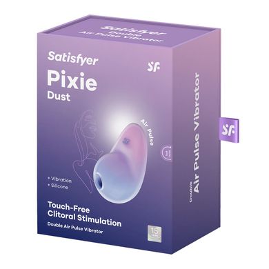 Вакуумный вибратор Satisfyer Pixie Dust Violet/Pink - фото