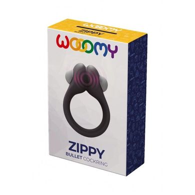 Эрекционное виброкольцо Wooomy Zippy - фото