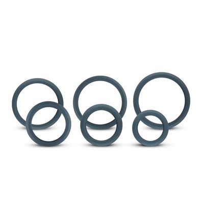 Набір ерекційних кілець Boners 6-Piece Cock Ring Set - фото