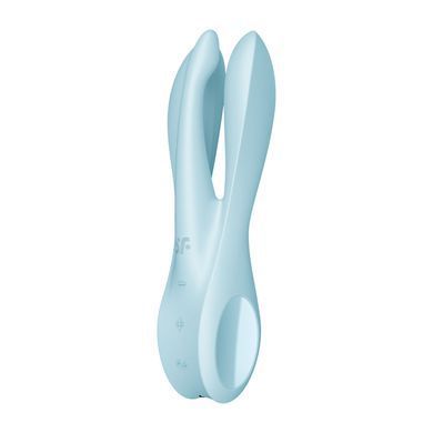 Satisfyer Threesome 1 Light Blue - вибратор для клитора - фото