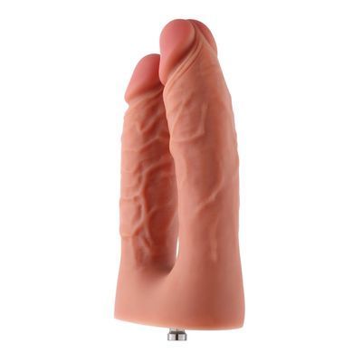 Двойной фаллоимитатор для секс-машин Hismith Silicone Double Penetrator Dildo