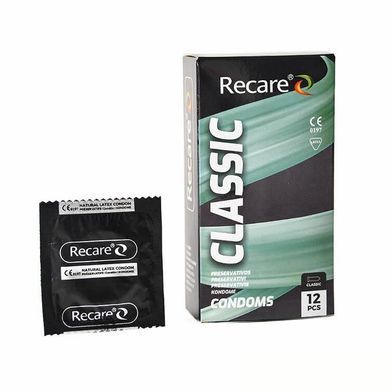 Презервативы классические Recare Holographic Classic Condoms 12 шт - фото