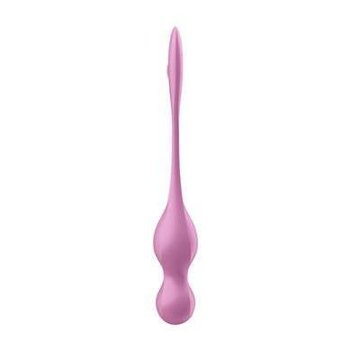 Вагінальні смарт-кульки з вібрацією Satisfyer Love Birds 1 Connect App Pink - фото