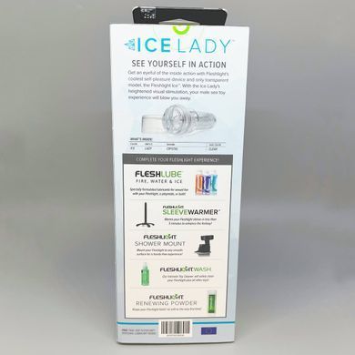 Мастурбатор вагіна Fleshlight Ice Lady Crystal - фото
