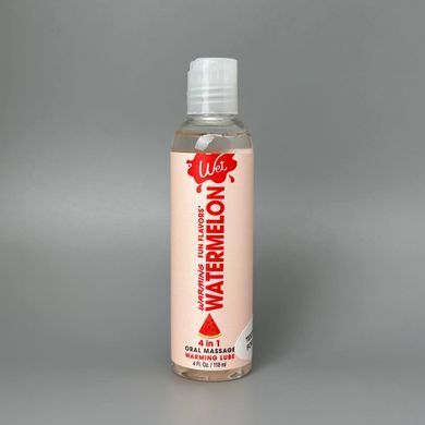 Wet Warming Watermelon 4 in 1 согревающая смазка для минета арбуз 118 мл (срок 16.11.2026) - фото