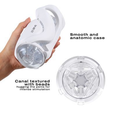Мастурбатор Dorcel DEEP BLOW WHITE білий (пом'яте паковання) - фото
