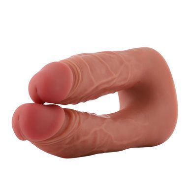 Двойной фаллоимитатор для секс-машин Hismith Silicone Double Penetrator Dildo