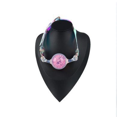 Кляп з кулькою Liebe Seele Crystal Ball Gag Pink Small рожевий  - фото