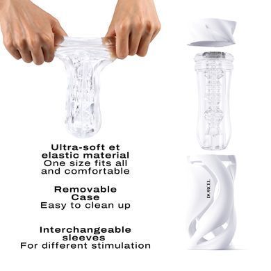 Мастурбатор Dorcel DEEP BLOW WHITE білий (пом'яте паковання) - фото