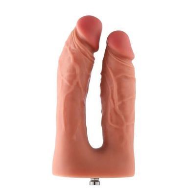 Двойной фаллоимитатор для секс-машин Hismith Silicone Double Penetrator Dildo