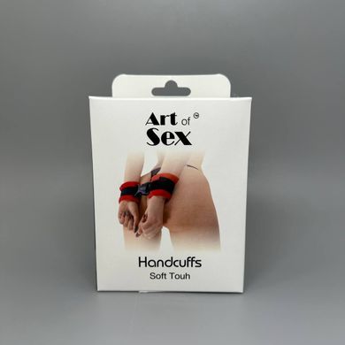 Наручники Art of Sex Handcuffs Soft Touch красные (мятая упаковка)