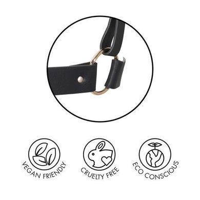Портупея з екошкіри Bijoux Indiscrets MAZE - X Harness Black