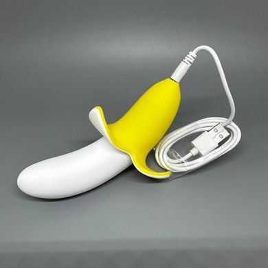 Вібратор-банан BMS Factory  Banana Bliss Mini Silicone Vibrator - фото